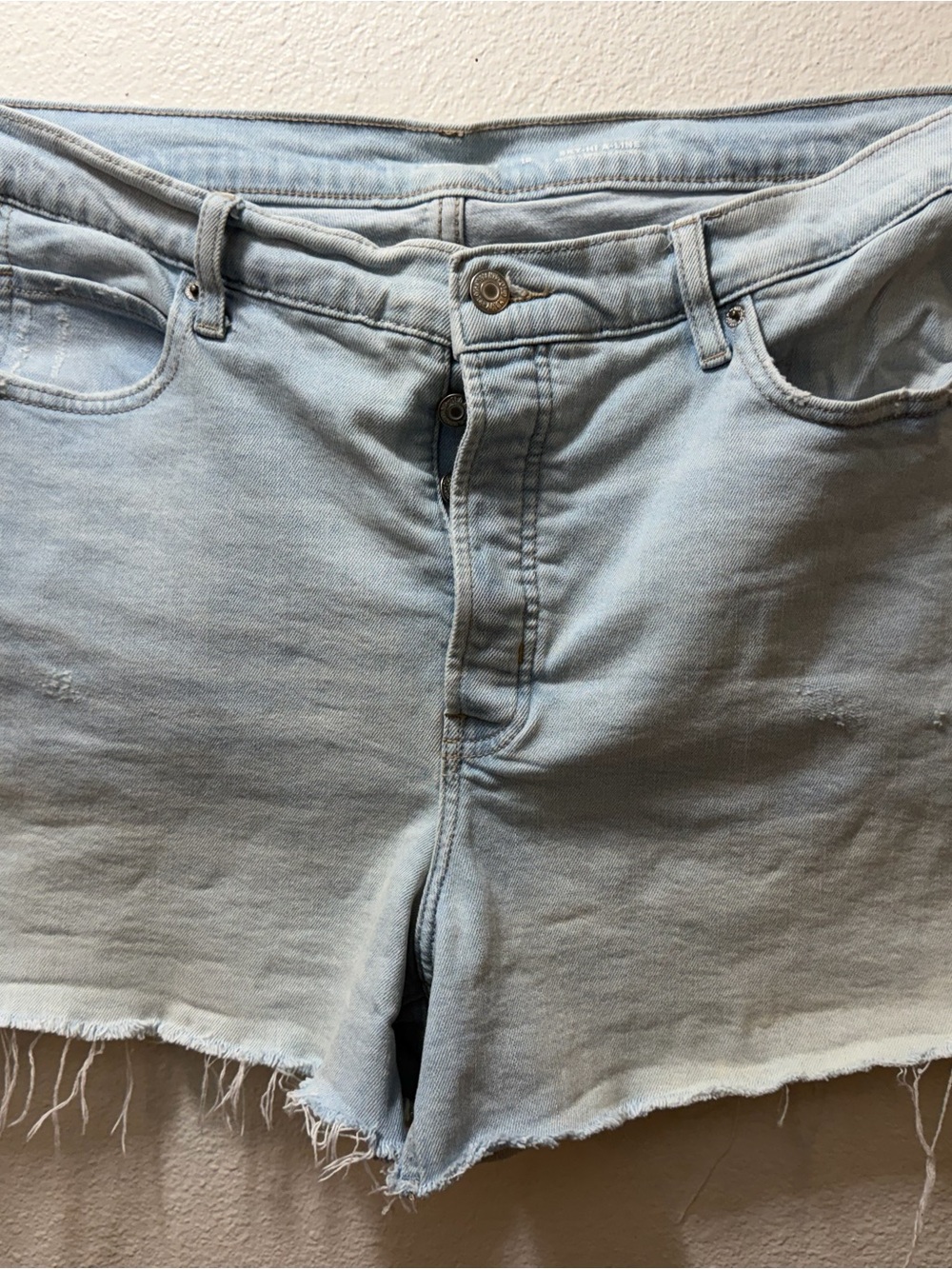 Old Navy Light Blue Denim Cutoff Shorts